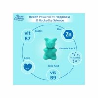 Power Gummies Hair Vitamins With Biotin Multivitamin Gummies (1 Month Pack) Bottle Of 60