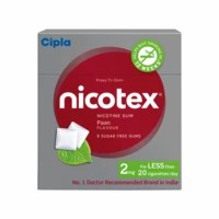 Nicotex 2mg Paan Gums Sugar Free Strip Of 9