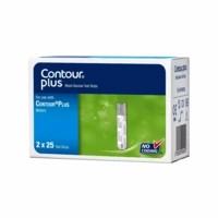 Contour Plus Glucometer Test Strips Box Of 50