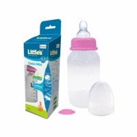 Little's Classic Maxi Pink Feeding Bottle Of 240 Ml