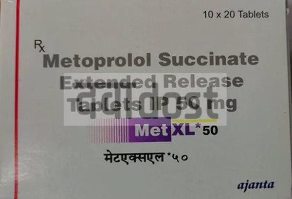 Met XL 50 mg Tablet ER 20s