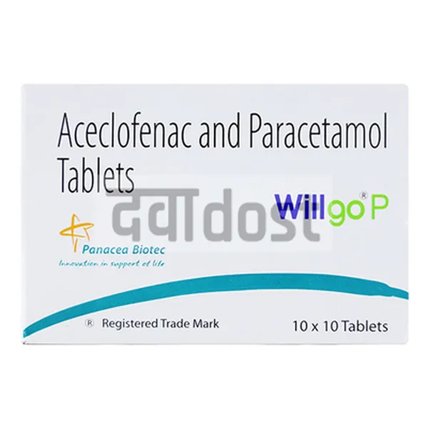 Willgo P 100mg/325mg Tablet 10s