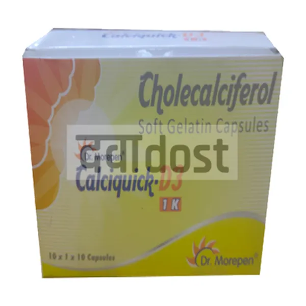 Calciquick D3 1K Softgels Capsules 10s
