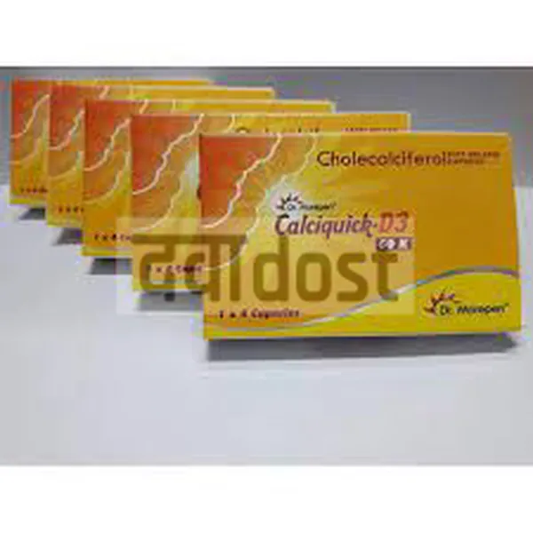 Calciquick D3 60K Chewable Tablet