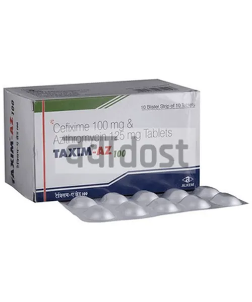 Taxim AZ 100mg/125mg Tablet 10s