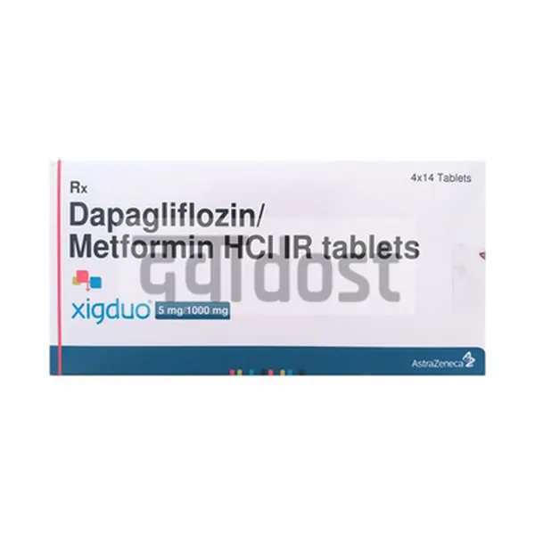 Xigduo 5mg/1000mg Tablet IR 14s