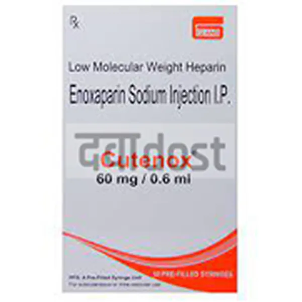 Cutenox 60mg Injection 0.6ml
