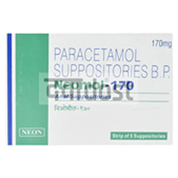 Neomol 170mg Anal Suppository 5s