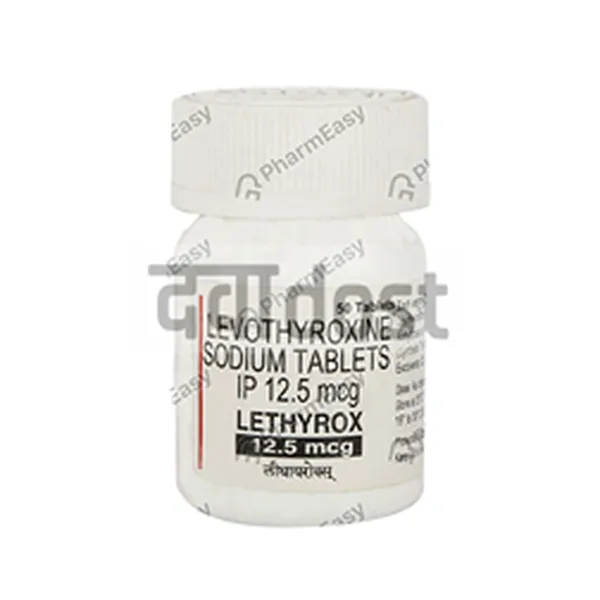 Lethyrox 12.5mcg Tablet 50s