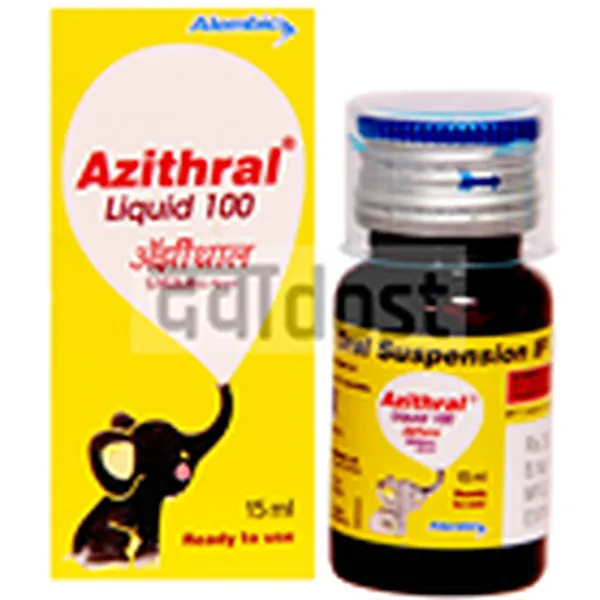 Zithro 100mg/5ml Syrup 15ml