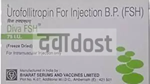 Diva FSH 75IU Injection 1s