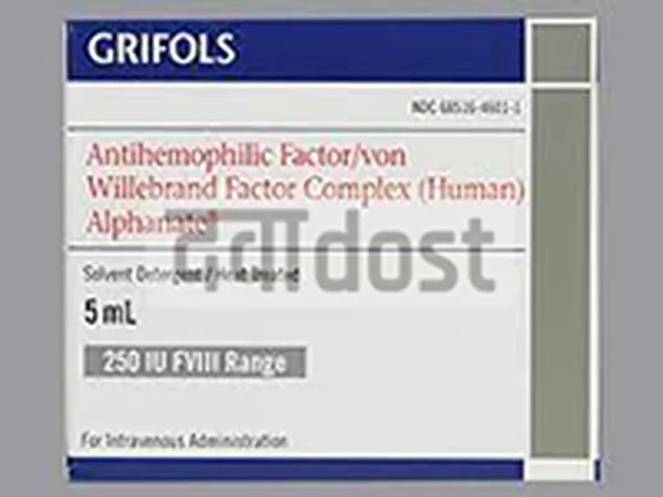 Alphanate 250IU/5ml Injection 5ml