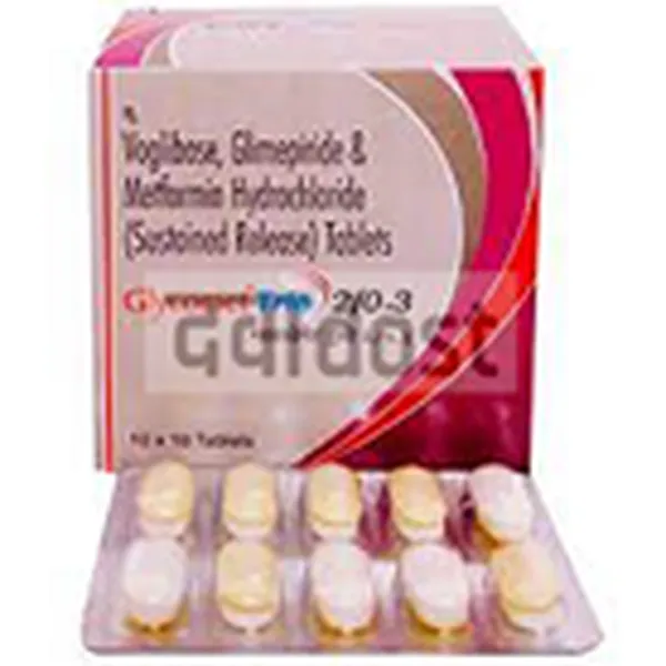 Glycomet Trio 2/0.3 Tablet SR