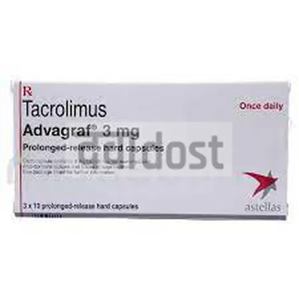 Advagraf 3mg Capsule 10s