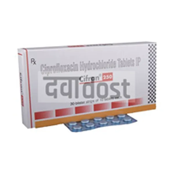 Cifran 250mg Tablet 10s