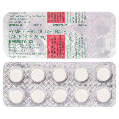 EMBETA 25MG 10TAB