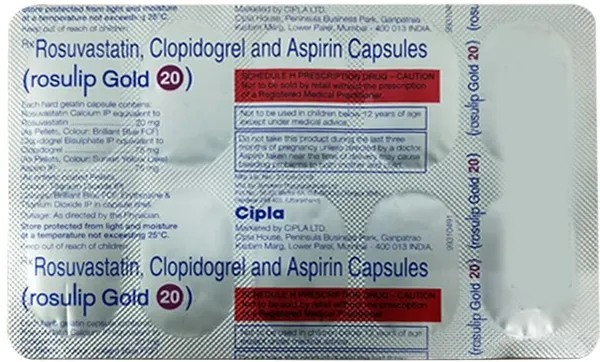 ROSULIP-GOLD 20MG 10CAP