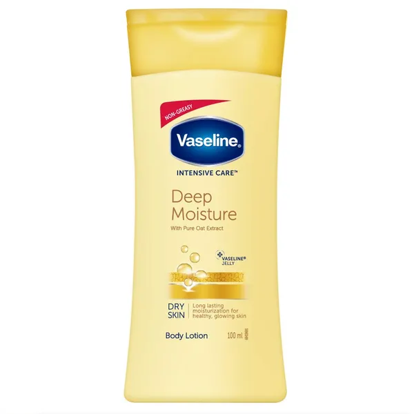 VASELINE DEEP MOISTURE BODY LOTION 100ML