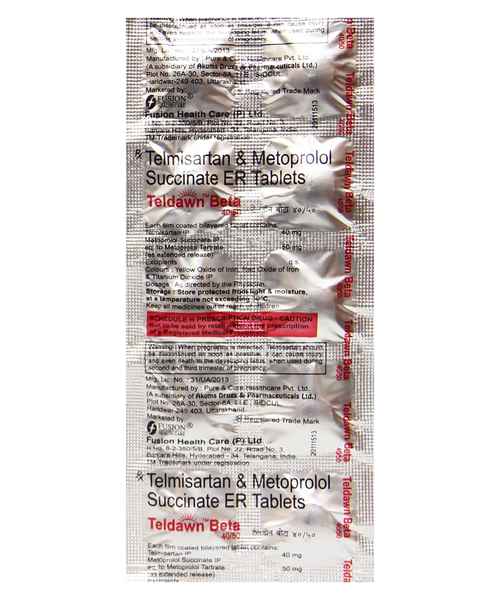 TELDAWN-BETA 40/50MG 10TAB