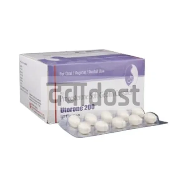 Uterone 200 Soft Gelatin Capsule