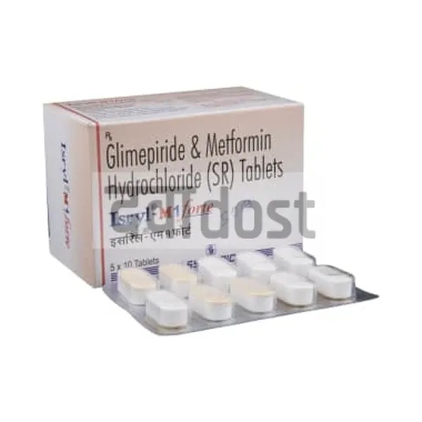 Isryl M 1mg/1000mg Forte Tablet SR 10s