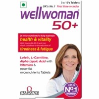 Wellwoman 50+  Health Supplement Tablets (26 Vitamins And Minerals) Box Of 30