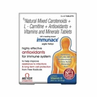 Immunace - Health Supplements (with Vitamin C, Zinc And Selemium) - 30 Tablets With Wellman 30 Tablet Free