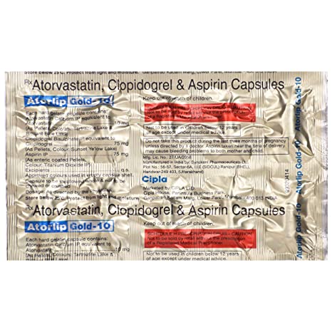 ATORLIP-GOLD 10MG 10CAP