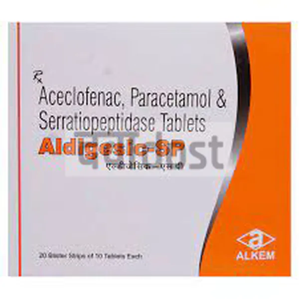 Aldigesic SP 100mg/500mg/15mg Tablet