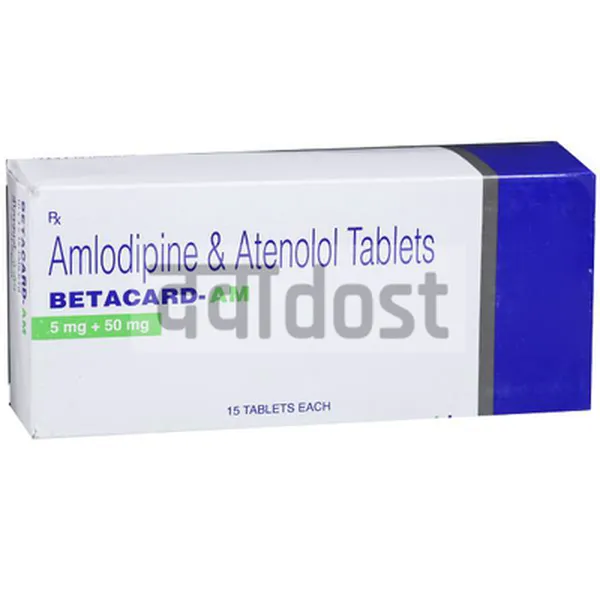 Betacard AM 5mg/25mg Tablet