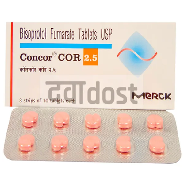 Concor 2.5mg Tablet