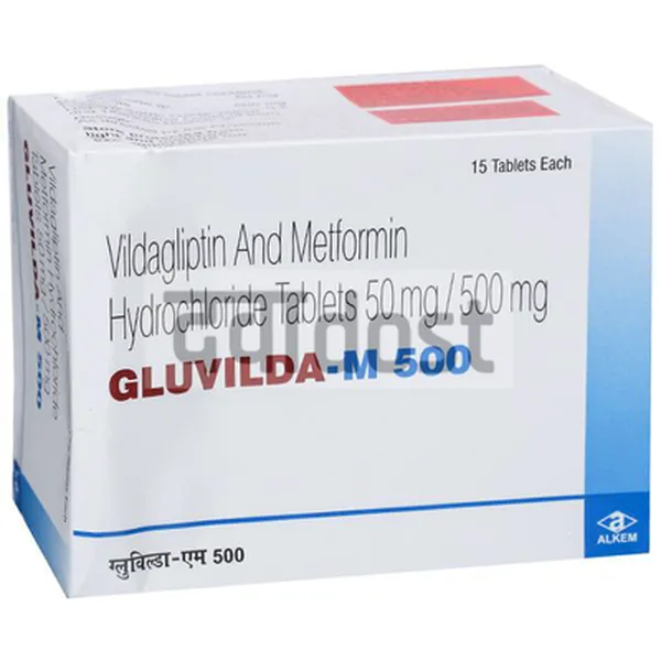 Gluvilda M 500mg/50mg Tablet