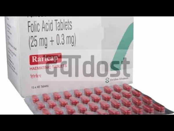 Raricap 25mg/0.3mg Tablet 40s