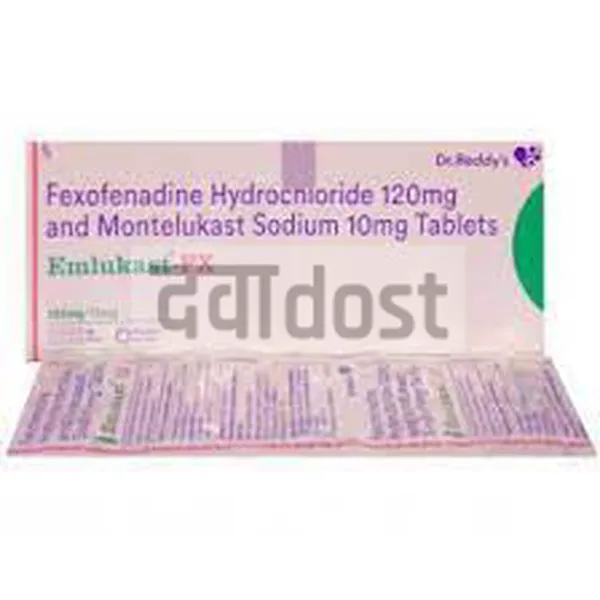 Emlukast FX 10mg/120mg Tablet