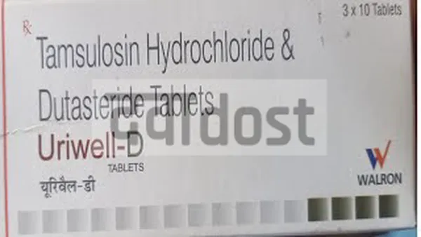 Uriwell D 0.4mg/0.5mg Tablet