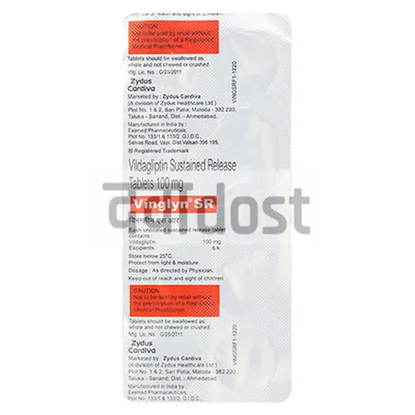 Vinglyn 100mg Tablet SR 10s