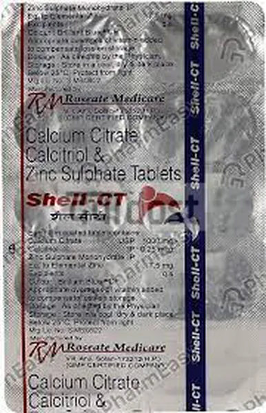 Shell CT 0.25mcg/1000mg/7.5mg Tablet 10s