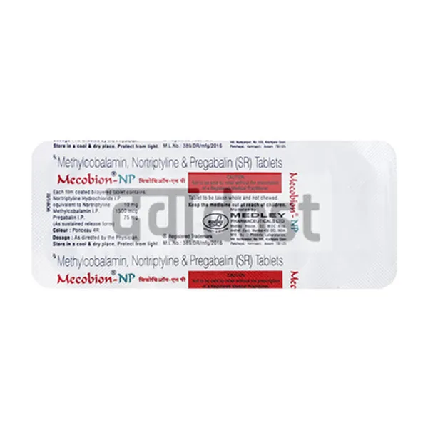 Mecobion NP 75mg/10mg/1500mcg Tablet SR