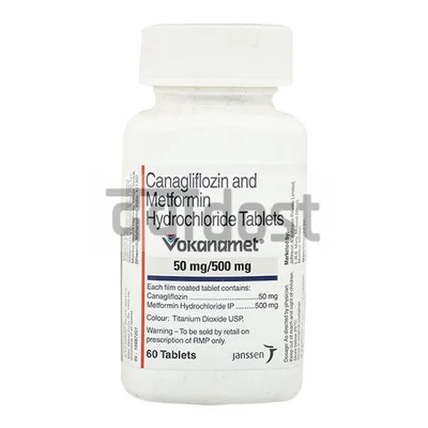 Vokanamet 50mg/500mg Tablet 60s
