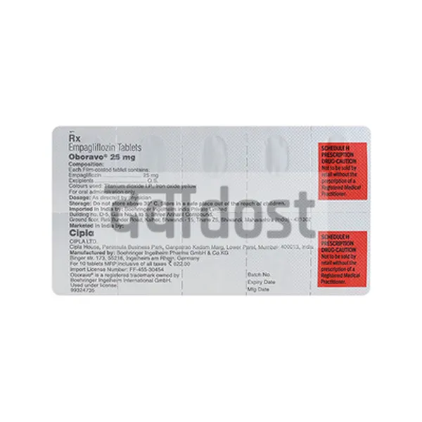 Oboravo 25mg Tablet