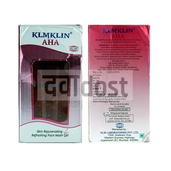 KLM KLIN AHA FACE WASH 50ML