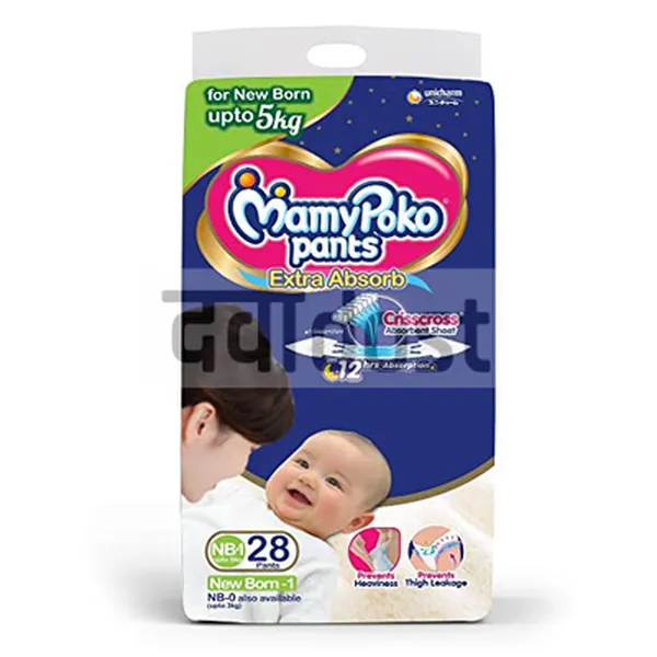 Mamy Poko Pants Diaper for New Born 28s