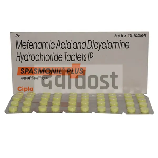 Spasmonil Plus 10mg/250mg Tablet