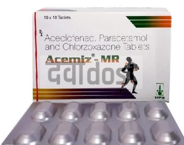 Acemiz MR 100mg/325mg/250mg Tablet 10s