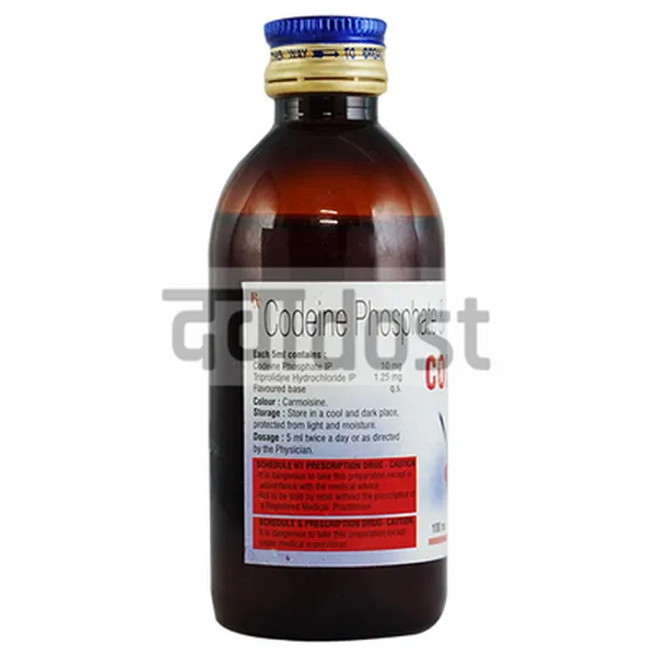 Codylex T 10mg/1.25mg Syrup 100ml