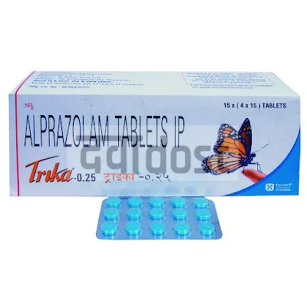 Trika 0.25mg Tablet 15s