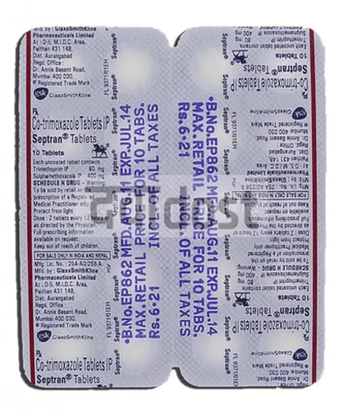 Septran 400mg/80mg Tablet 10s