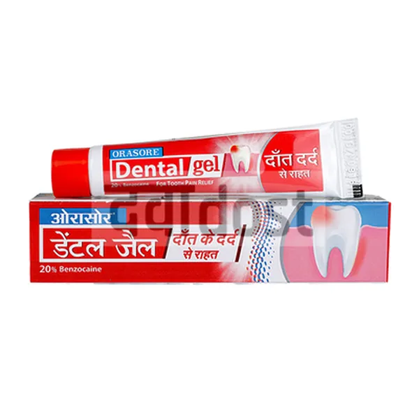 ORASORE 20% DENTAL GEL 10GM