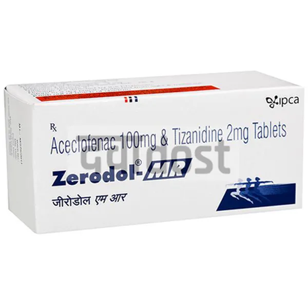 Zerodol-MR 100mg/2mg Tablet