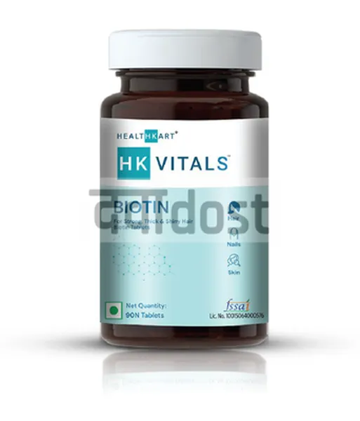 Healthkart HK 10000mcg  Vital Biotin Tablets 90s